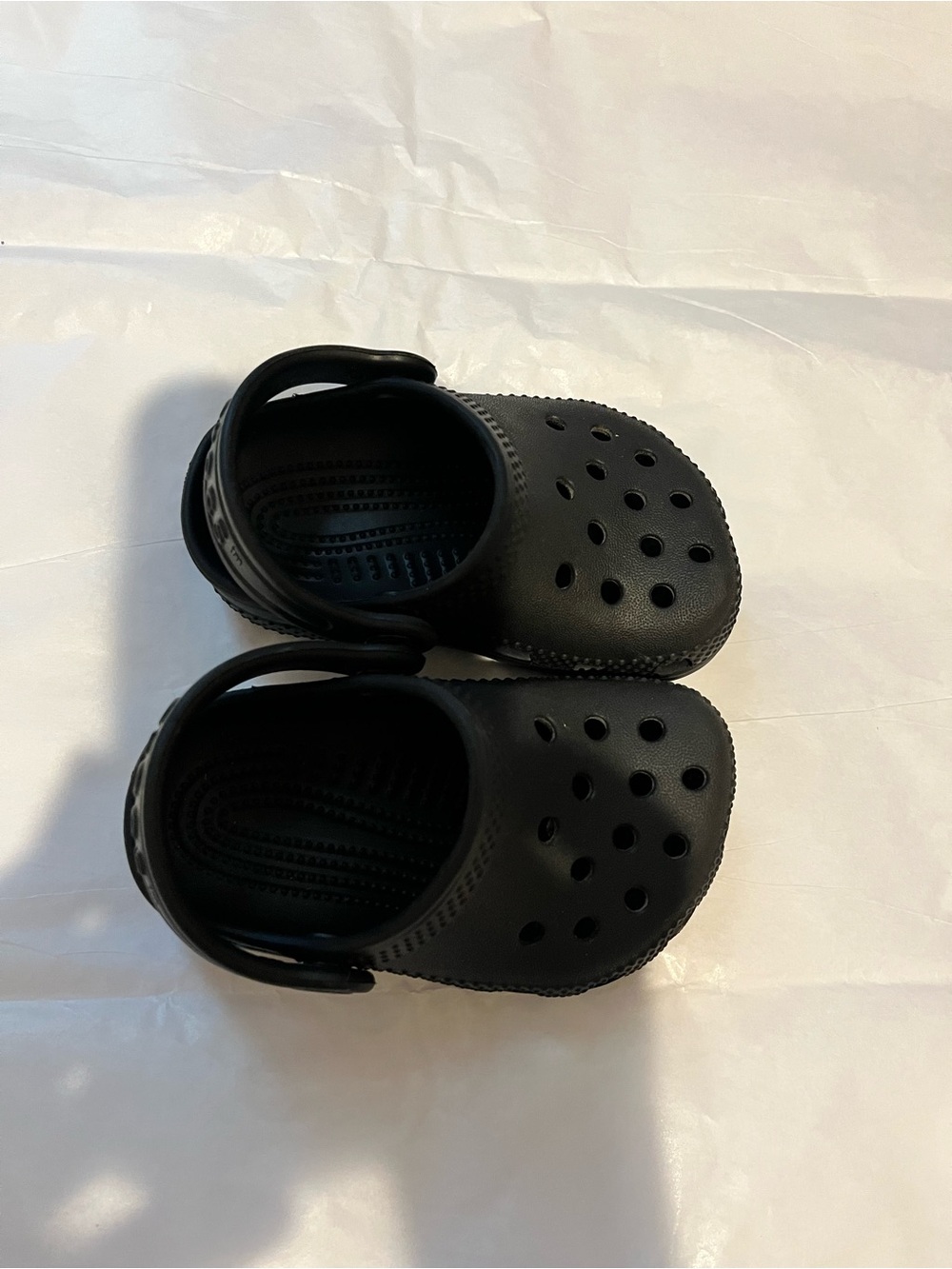 CROCS Kids Classic Black Clogs - Slip-On Comfort